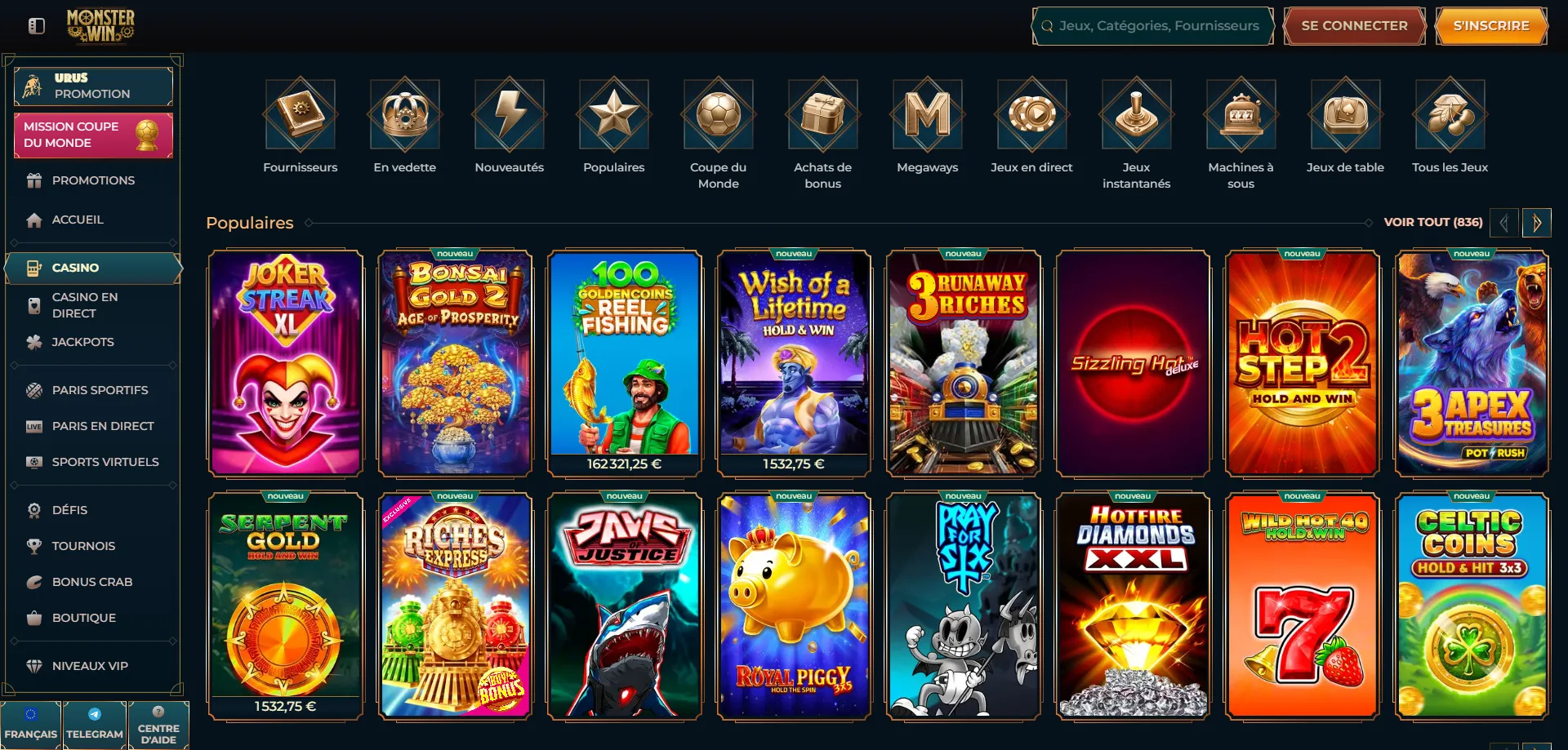 Fornitori software Realz Casino Pragmatic Play Evolution provider giochi