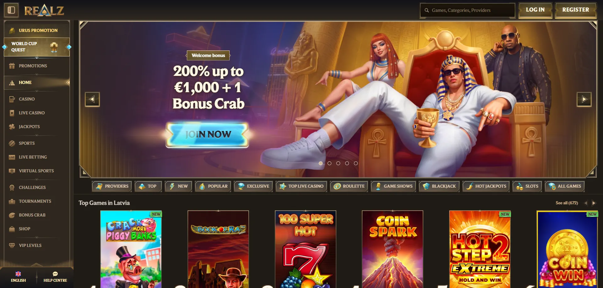Realz Casino Italia affidabilità licenza sicurezza revisione